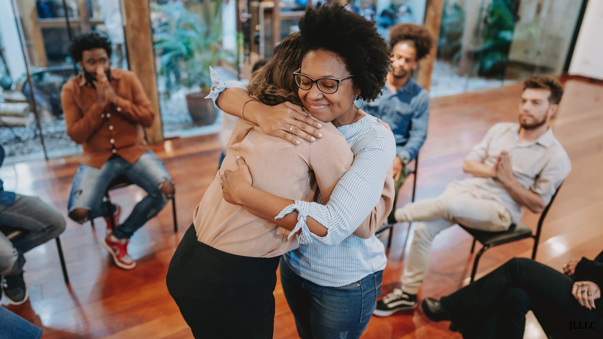 Care professional supporting daily living skills